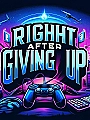 Right After Giving Up Novel Cover