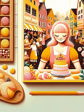 Distributing Sweets Daily Novel Cover